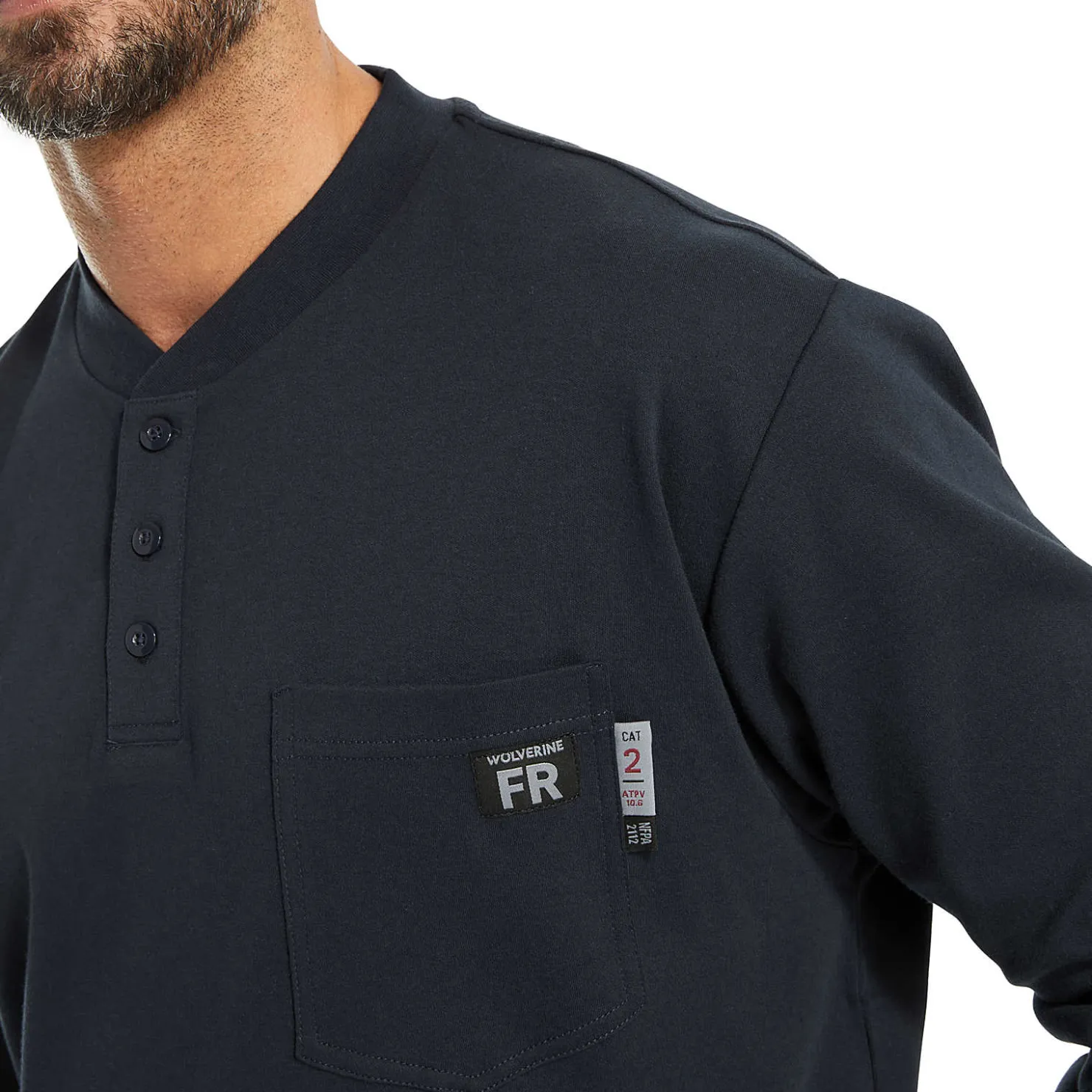 Hot FR Long Sleeve Henley Work Shirts|T-Shirts