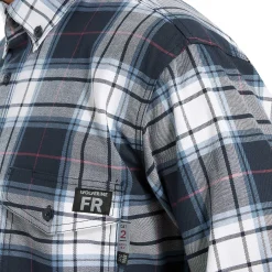 FR Plaid Long Sleeve Twill Shirt Work Shirts|Safety Gear