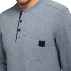 Best Guardian Cotton&trade; Long Sleeve Henley Work Shirts|T-Shirts