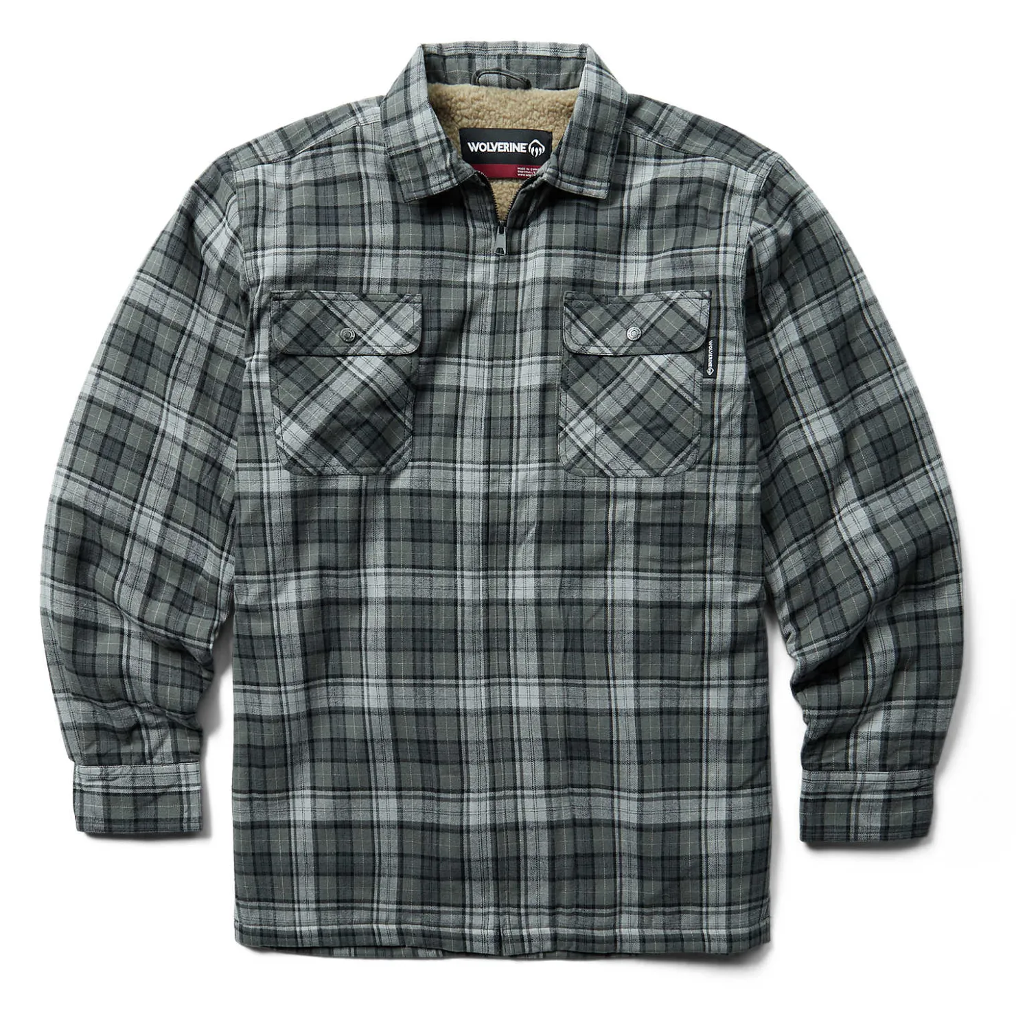 Online Hastings Sherpa Lined Zip Shirt-Jac Jackets|Outerwear