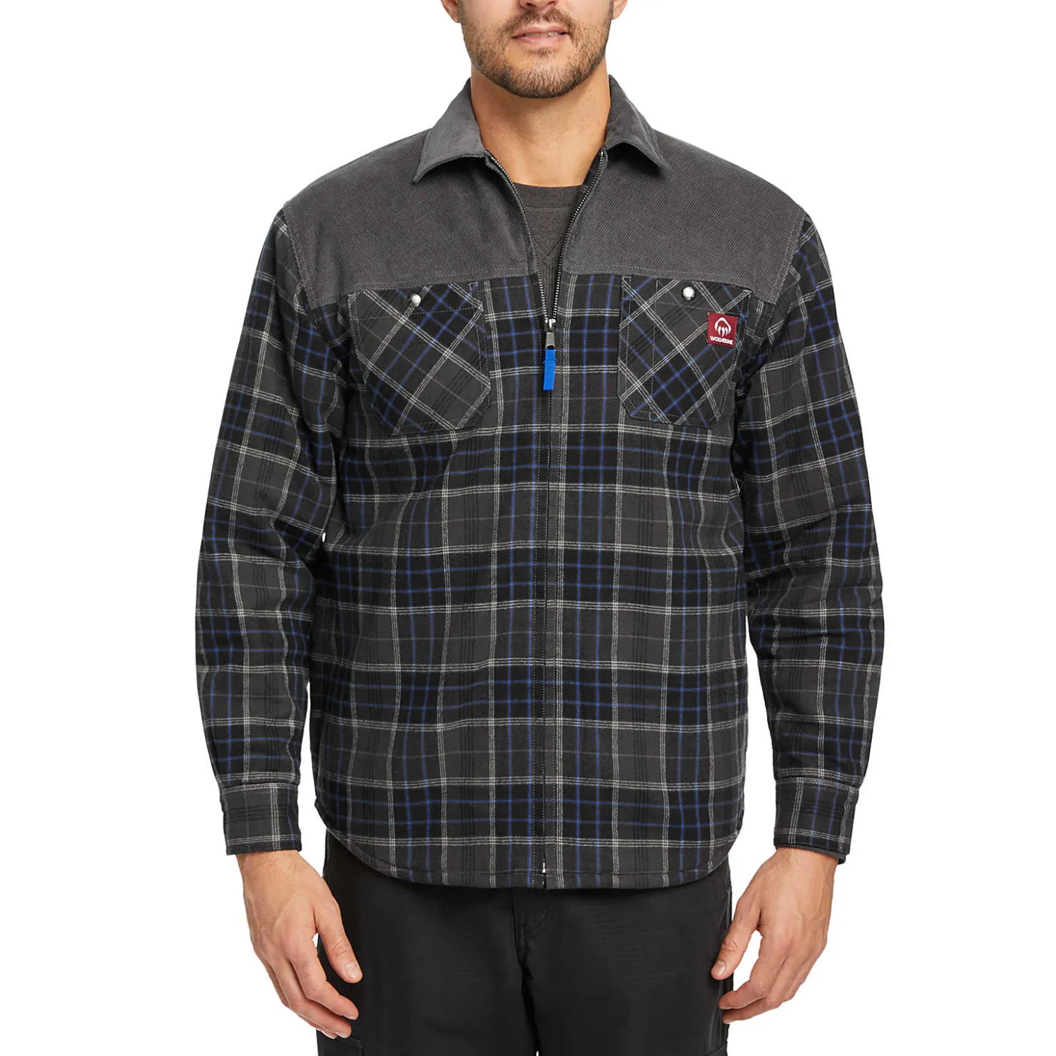 New Marshall II Sherpa Lined Zip Shirt-Jac Jackets|Outerwear