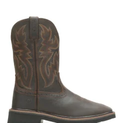 Hot Rancher Square-Toe Steel-Toe Wellington Work Boots|Safety Toe