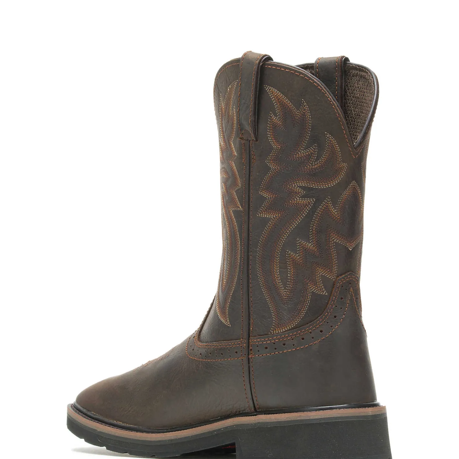 Hot Rancher Square-Toe Steel-Toe Wellington Work Boots|Safety Toe