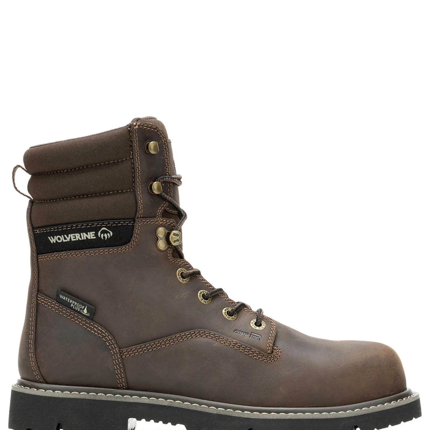 Outlet Revival 8" Composite-Toe Work Boot Waterproof|Safety Toe