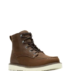 New Trade Wedge Unlined 6" Moc-Toe Work Boot Soft Toe|Work Boots