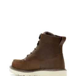 New Trade Wedge Unlined 6" Moc-Toe Work Boot Soft Toe|Work Boots
