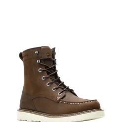 Clearance Trade Wedge Unlined 8" Moc-Toe Work Boot Safety Toe|Safety Toe