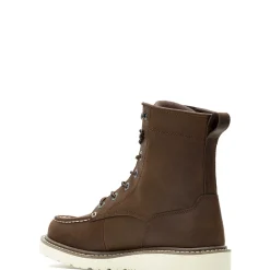 Clearance Trade Wedge Unlined 8" Moc-Toe Work Boot Safety Toe|Safety Toe