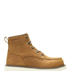 Hot Trade Wedge Unlined 6" Moc-Toe Composite-Toe Work Boot Safety Toe|Safety Toe