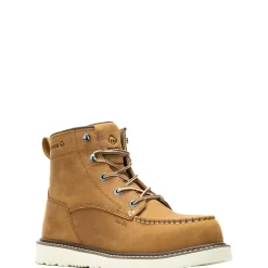 Hot Trade Wedge Unlined 6" Moc-Toe Composite-Toe Work Boot Safety Toe|Safety Toe