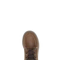 Hot Trade Wedge Unlined 6" Moc-Toe Work Boot Women Work Boots|Boots