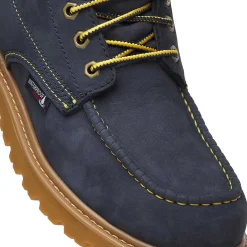 New X Valiant University Of Michigan Floorhand Moc Toe Work Boot Waterproof|Soft Toe